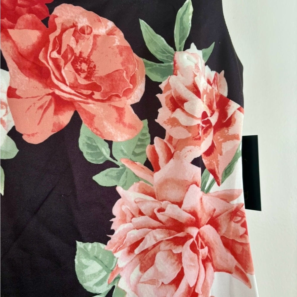 ALEXA B Sheath Scuba Tank Dress Sz 8 Rose Color block NWT - Picture 4 of 4